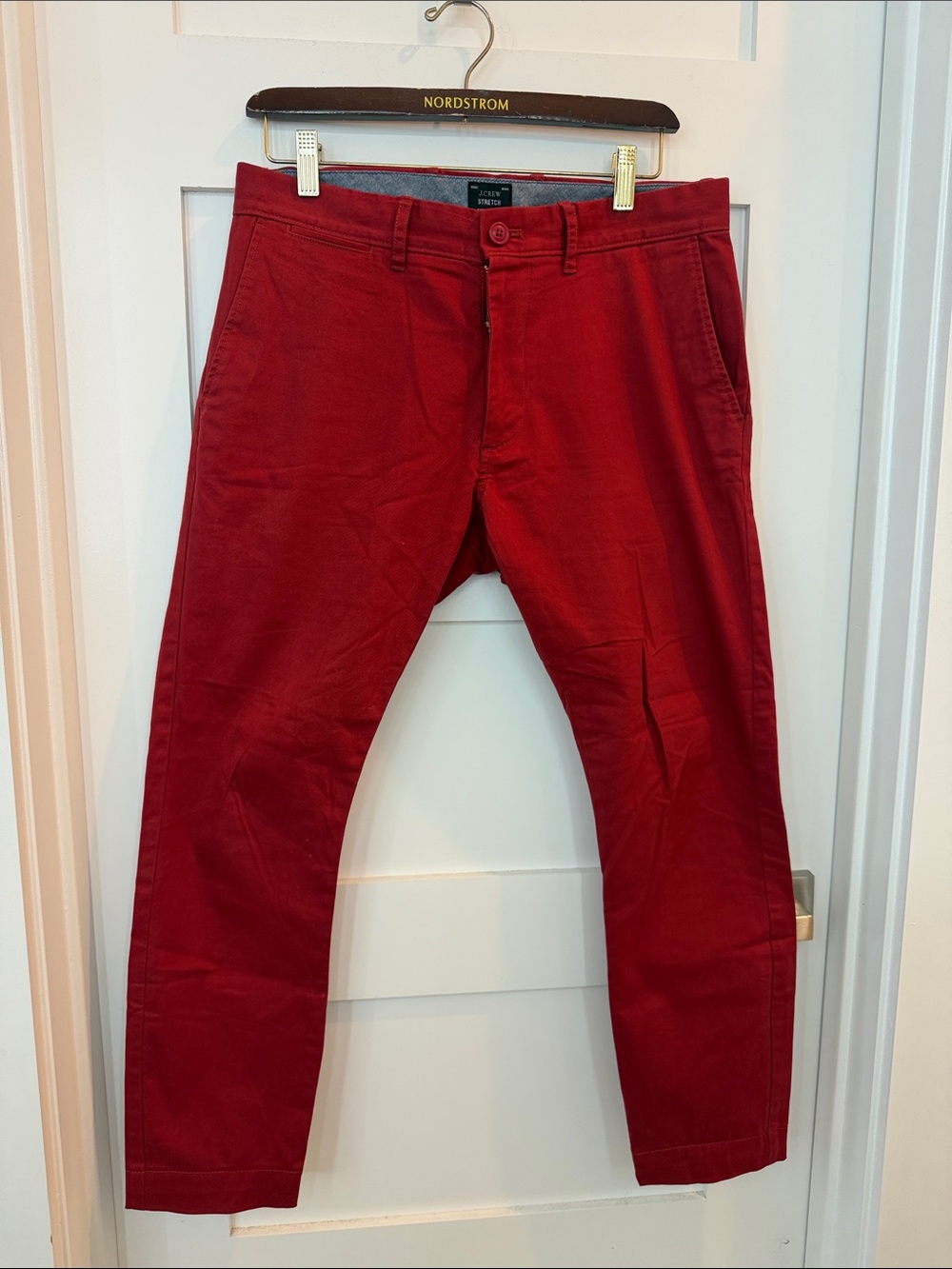 J. Crew Men's Red Chinos